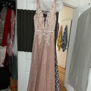 Light pink gown